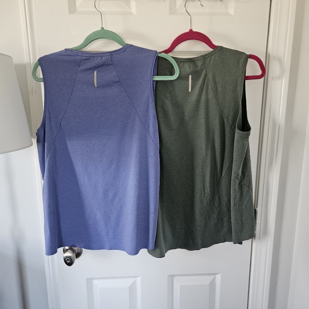 REI Women’s Tank Tops - Periwinkle & Olive